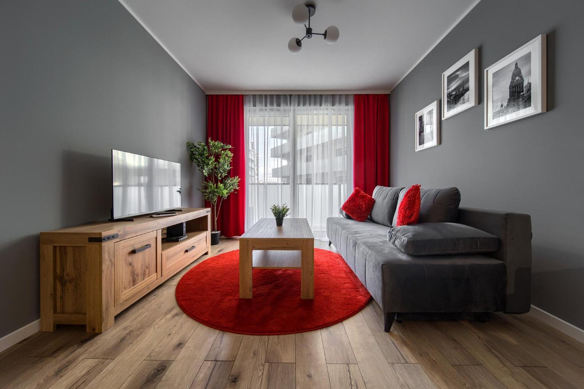 ורוצלב Central Park Red Apartment מראה חיצוני תמונה